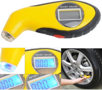 Tyre Air Pressure Gauge Meter Electronic Digital LCD Car Tire Manometer Barometers Tester Tool For Auto Motorcycle 14% off | Автомобили и