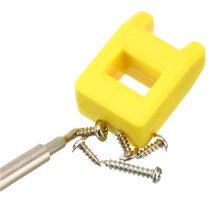 Инструмент для ремонта часов намагничатель отвертка размагничиватель скамейка биты гаджет Удобный Намагниченный драйвер Быстрый размагничивание случайные цвета