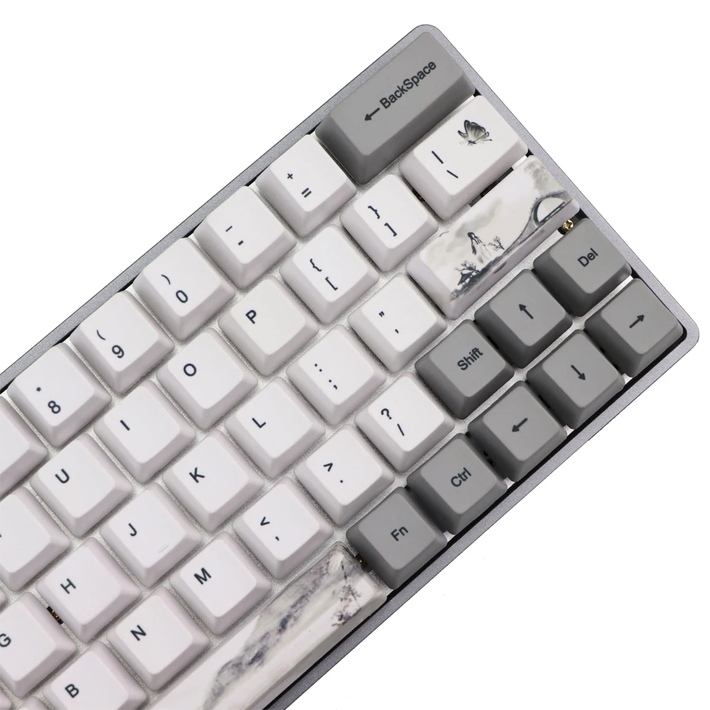 Клавиатура PBT с подсветкой 72 клавиши OEM профиль для клавиатуры GH60 RK61/ALT61/Annie GK61 GK64