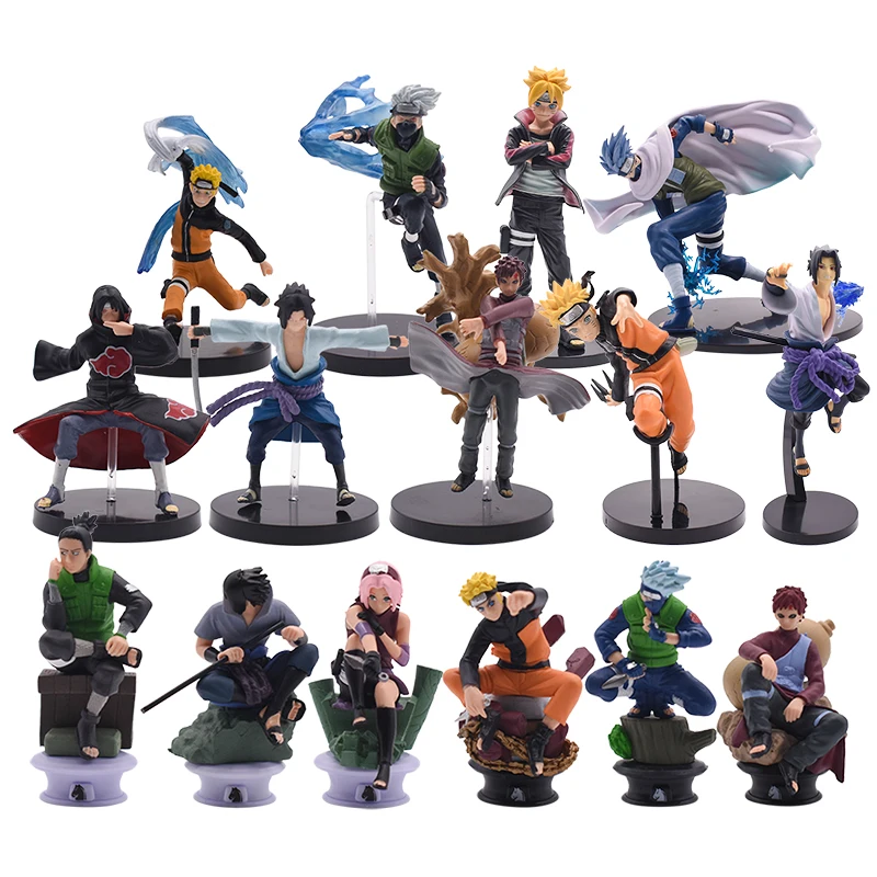 

Naruto Figure Hatake Kakashi Uzumaki Boruto Uchiha Sasuke Uzumaki Naruto PVC Action Figure Doll Model Toy Gift For Children
