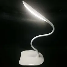 2 Вт настольная лампа гибкий USB Перезаряжаемый книжный светильник с затемнением для чтения, для учебы, Настольный светильник, регулируемый Ночной светильник, 16 светодиодов