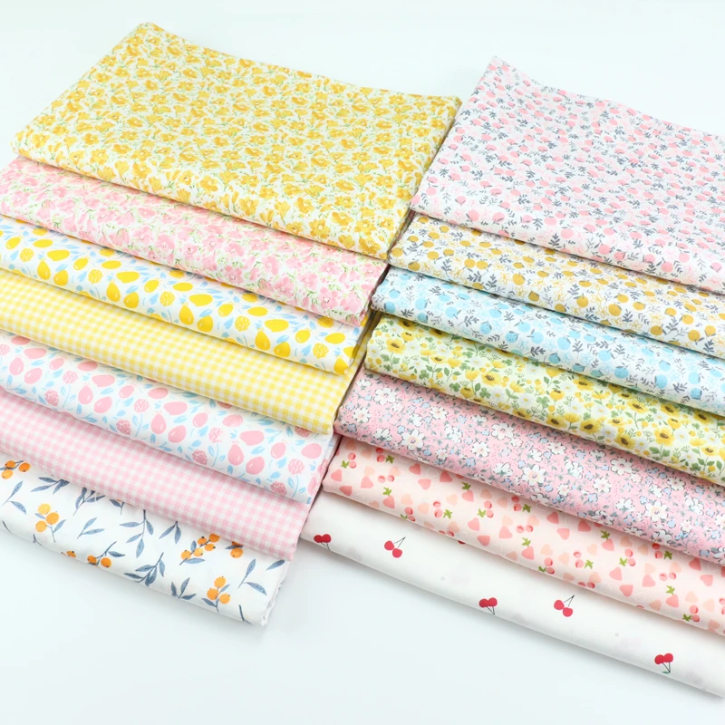 160cm*50cm fresh small floral bedding cotton fabric Printed Cloth