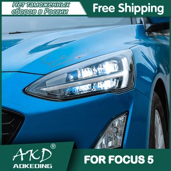 

Headlights For Car 2019-2020 Ford new Focus 5 DRL Day Running Light Head Lamp LED Bi Xenon Bulb Fog Lights Tuning Car Accessory