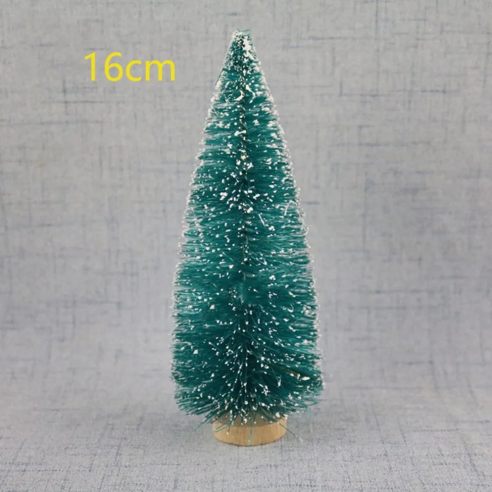 1PCS DIY Christmas Tree Small Pine Tree Mini Trees Placed In The Desktop Home Decor Christmas Decoration Kids Gifts