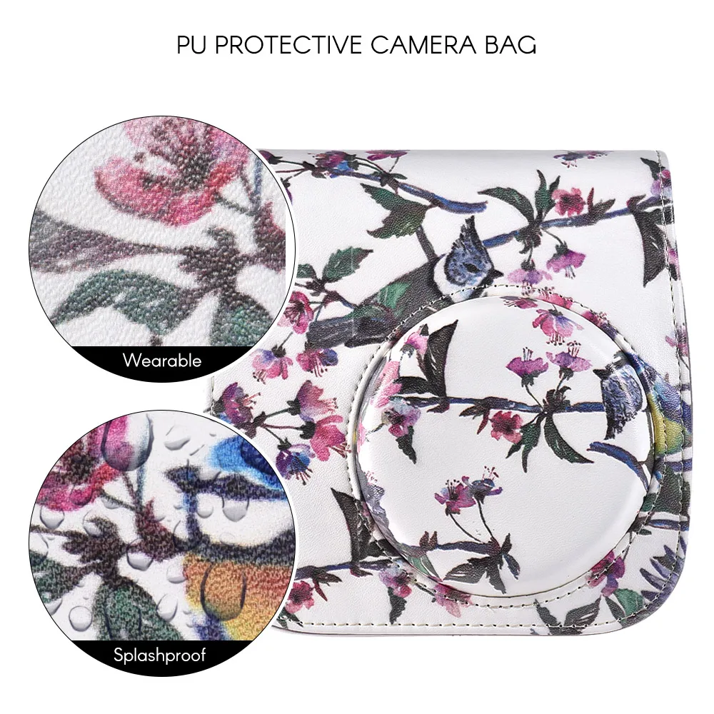 13 в 1 комплект сумка для камеры Fujifilm Instax Mini 8/9 +/8 s/8 w/ремешок наклейка фильтр