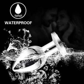 Metal Material Anal Plug Vibrator Remote Control Prostate Massager Sex Machine Female Masturbation Tool Adult Toys for Couple 4