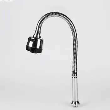 

Stainless Steel 360-Degree Rotation Sink Faucet Spout Kitchen Sink Faucet Pipe Fittings Single Handle Connection Flexible Tape