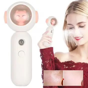 

30ml Face Mist Sprayer Portable Hydrating Moisturizing Face Care Cold Sprayer USB Rechargeable Skin Humidifier Atomizer