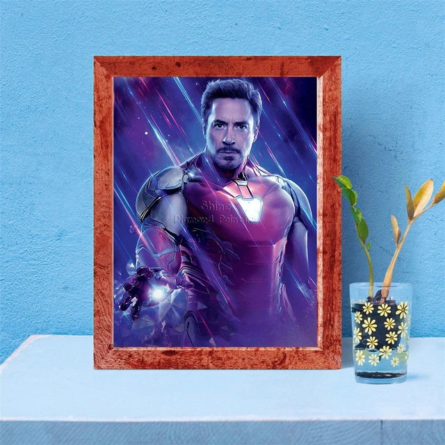 5d Diamond Painting Marvel Avengers  5d Diy Diamond Painting Avengers - 5d  Diamond - Aliexpress