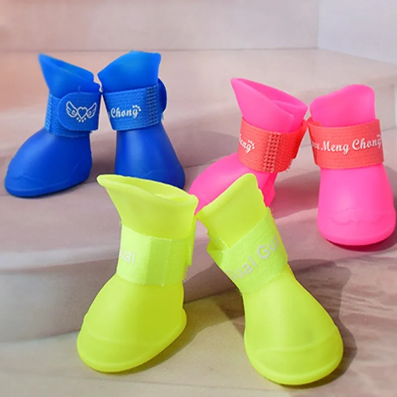 

Dog Rain Shoes Silicone Dog Rain Shoes Waterproof Dog Shoes Small Dog Pet Dog Shoes Outdoor Non Slip Soft Sole Shoes