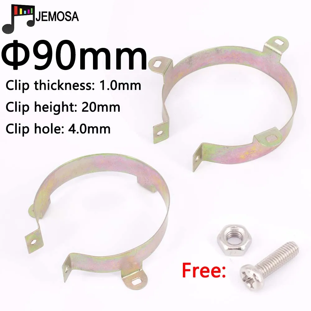 Suporte Durável do Capacitor Braçadeira Clap 30 mm 35 mm 40 mm 50 mm 65 mm 75 mm 90 mm Clipe de Montagem Superfície Chapeamento Zinco Peças - Image 3