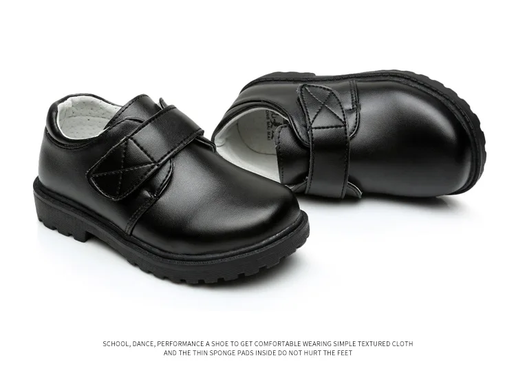 3-5, 10, 15 лет, обувь для школьников, черная вечерняя Обувь для детей, осенняя модная обувь из натуральной кожи для танцев, детская обувь для подростков