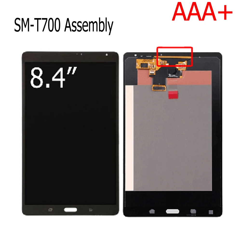 Weida para Samsung Digitador da Tela Lcd de Toque Painel para T705 Galaxy Sm-t705 Display Sensores Assembléia T700 Lcd Tab s 8.4 Sm-t700 - Imagem 3