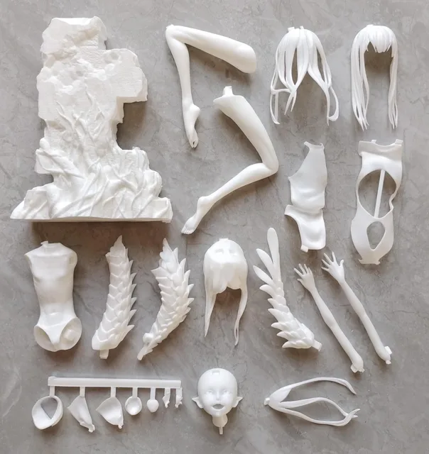 Garage Kit do original role white resin die.it WF2020w god hand, Inorisama die.it