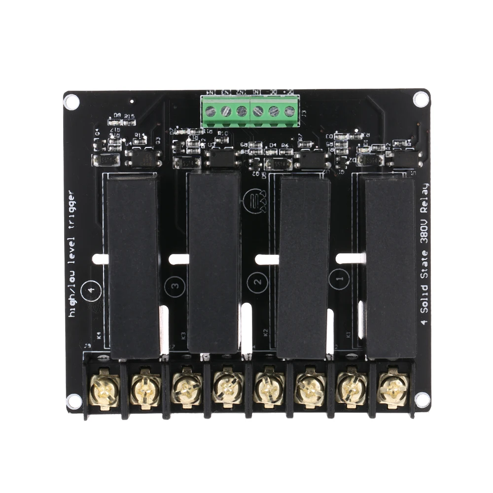 2-channel High/Low Level Trigger 380V 8A Solid State Relay Module Board | Инструменты
