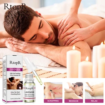 

RtopR body Essential Oil Water-soluble Essential Oils Essential Oil For Diffusers Air Freshening Body Relieve Body Massage Oil