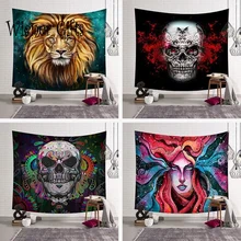 2022 New Fashion Tapestry Wall Hanging Polyester Mandala Pattern Blanket Tapestry Bohemian Blanket Home Decor