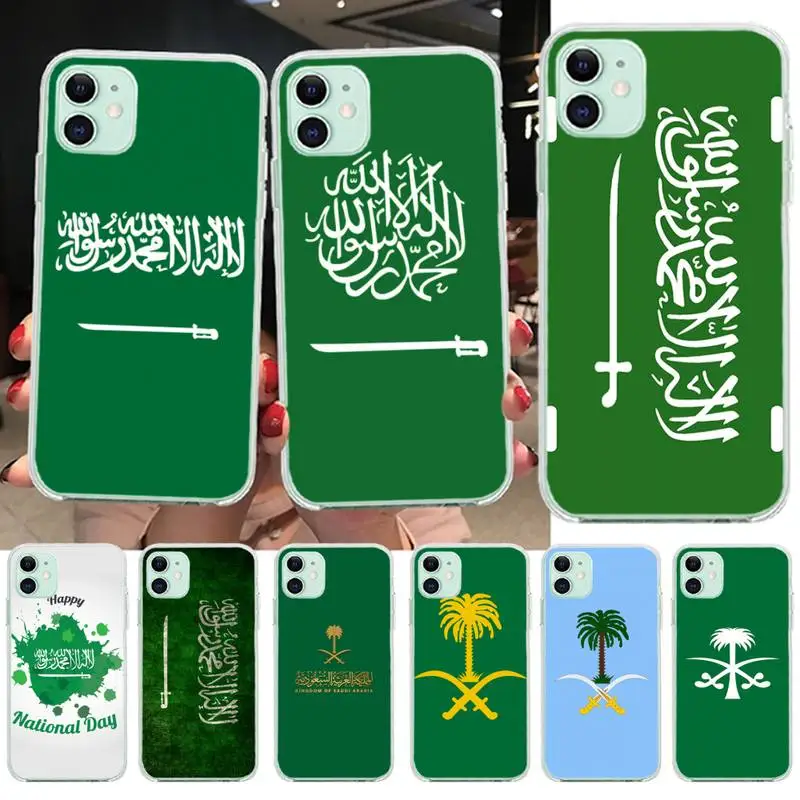 Чехол для телефона HPCHCJHM Kingdom Of Saudi Arabia с флагом чехол iPhone 11 pro XS MAX 8 7 6 6S Plus X 5S SE 2020 XR |