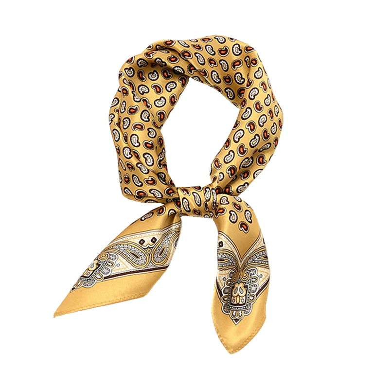 

Women's Printted Square Scarf 100% Silk 53*53CM
