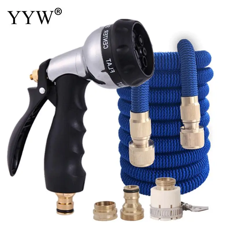 

7.5-30m Garden Water Hose Magic Flexible Water Hose Eu Hose Plastic Hoses Pipe With Spray Gun To Watering Plastic Garden Hose