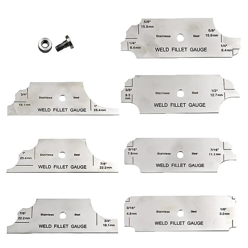 MG-11/MG-8 сварочный радиусный шаблон контрольный сварочный датчик(метрический и стандартный