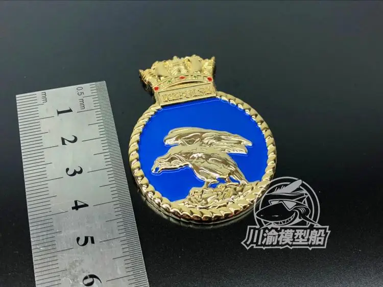 Металлический значок Heraldry HMS боевой крейсер Repulse 1/700 1/350 1/200 масштабная модель корабля дисплей CYH004