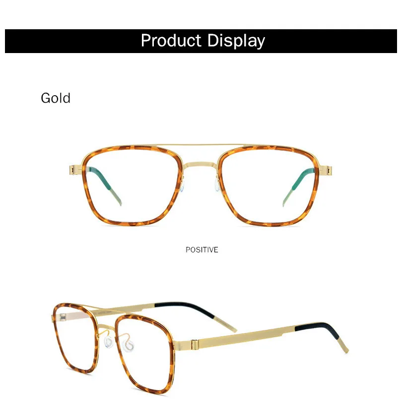 DOFTA сплава очки рамки Для мужчин женские рецепта Eyeglasse ацетат Винтаж квадратный близорукость оправы для очков безвинтовое PJ7006