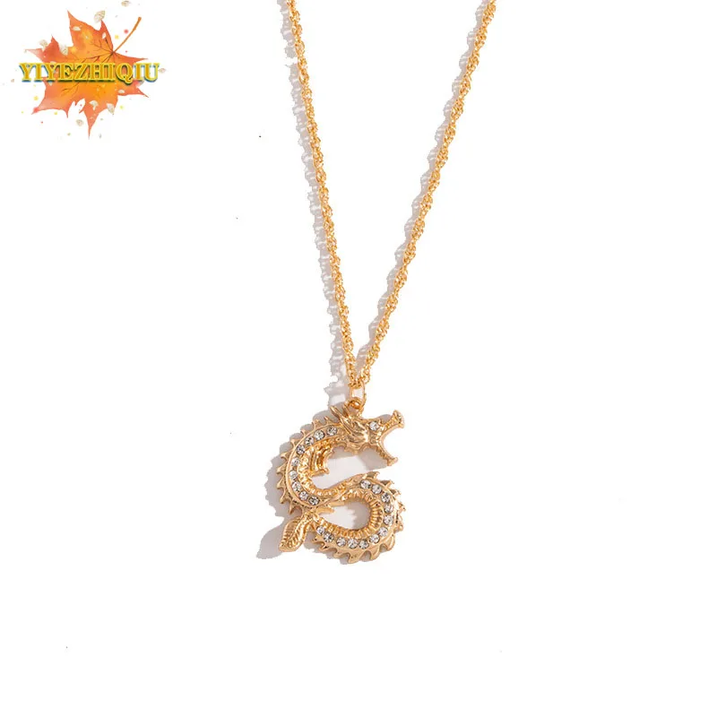 

Auspicious Dragon Pendant Neckalces Women Men Jewelry Chinese"FU" Blessing Wealth Auspiciousness Longevity Lucky Symbol Gifts