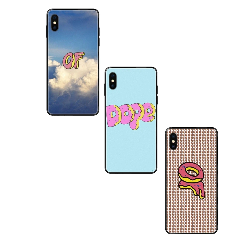 Черные Мягкие ТПУ защитные чехлы для телефонов Odd Future donпончики Ofwgkta Huawei P8 P9 P10 P20 P30