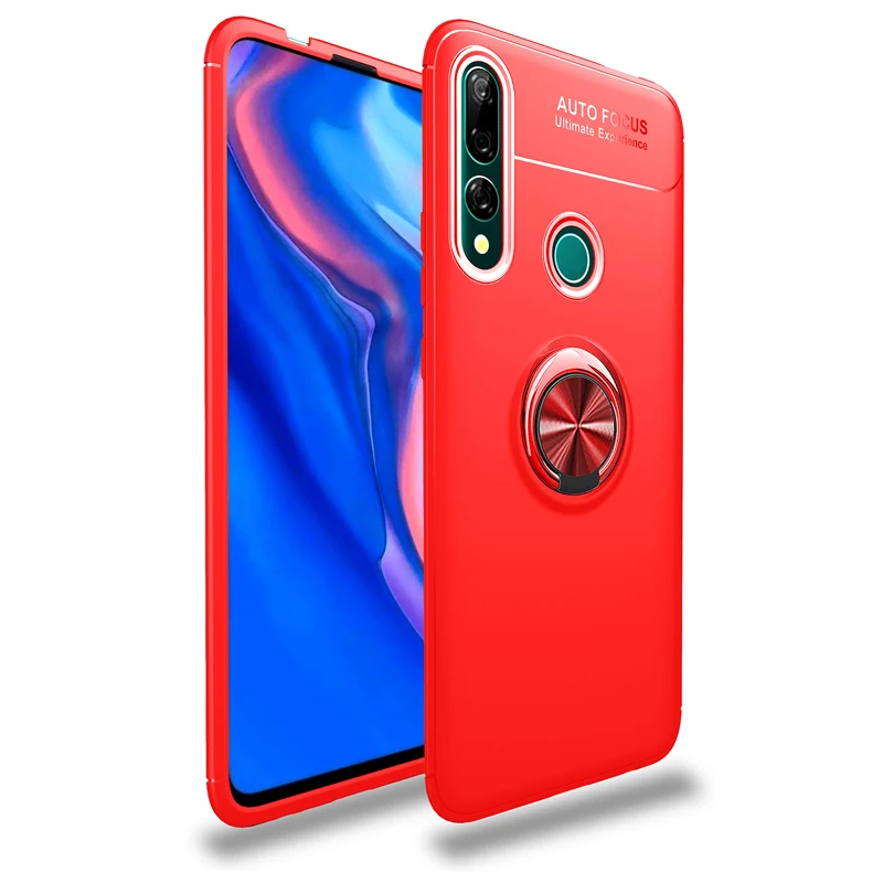 MOFi для huawei honor 9x премиум-чехол honor 9x RU глобальная версия противоударный полностью силиконовый чехол для honor 9x - Цвет: red with red