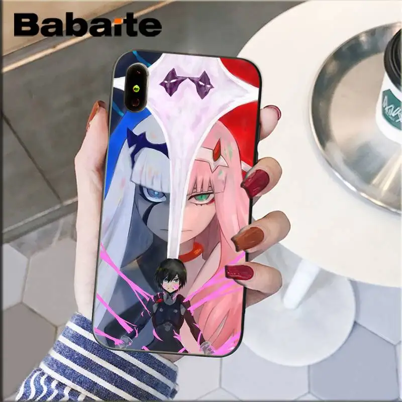 Babaite two darling in the franxx TPU черный чехол для телефона, чехол для iPhone8 7 6 6S Plus X XS MAX 5 5S SE XR 11 11pro 11promax - Цвет: A11