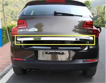 

stainless steel Chrome Rear Trunk Lid Cover Trim for 2010-2016 Volkswagen Tiguan Car styling