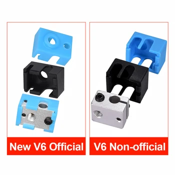 

1/3/5PCS V6 Silicone Socks Support V6 Heated Block 3D Printer Parts Original J-head Hotend Bowden Extruder Reprap Heater Block