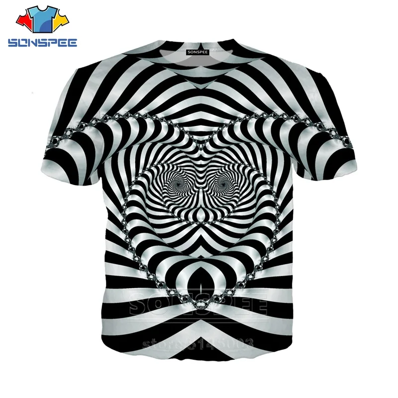 Psychedelic головокружение футболка 3D принт Смешные Мужчины Женщины Аниме Толстовка с