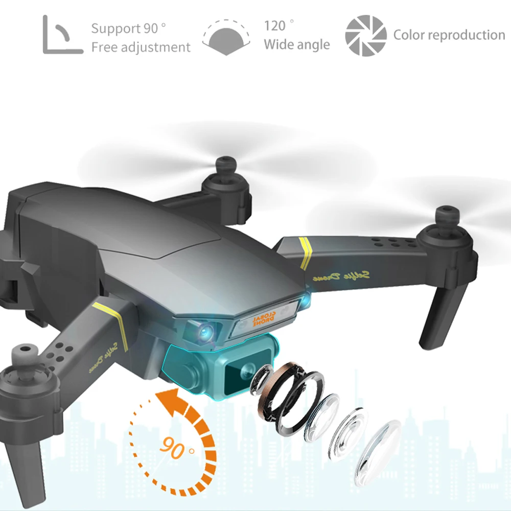 GD89 Дрон Global Drone с HD воздушной видео камерой 1080P RC дроны X р/у вертолет fpv