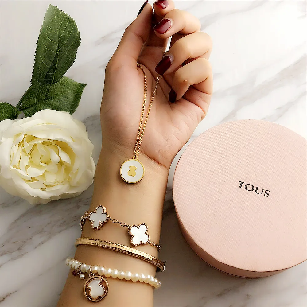

TOUSES Knot Round Crystal Gem Multilayer Adjustable Calvines Bracelet Set Women kenzoe Fashion Party Jewelry Tommy High