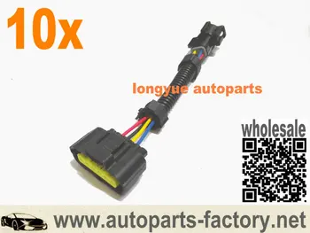 

10pcs Lightning Mass Air Meter Adapter Harness 4 TO 6 PIN for OBD-I to OBD II MAF Adapter for Ford Mustang