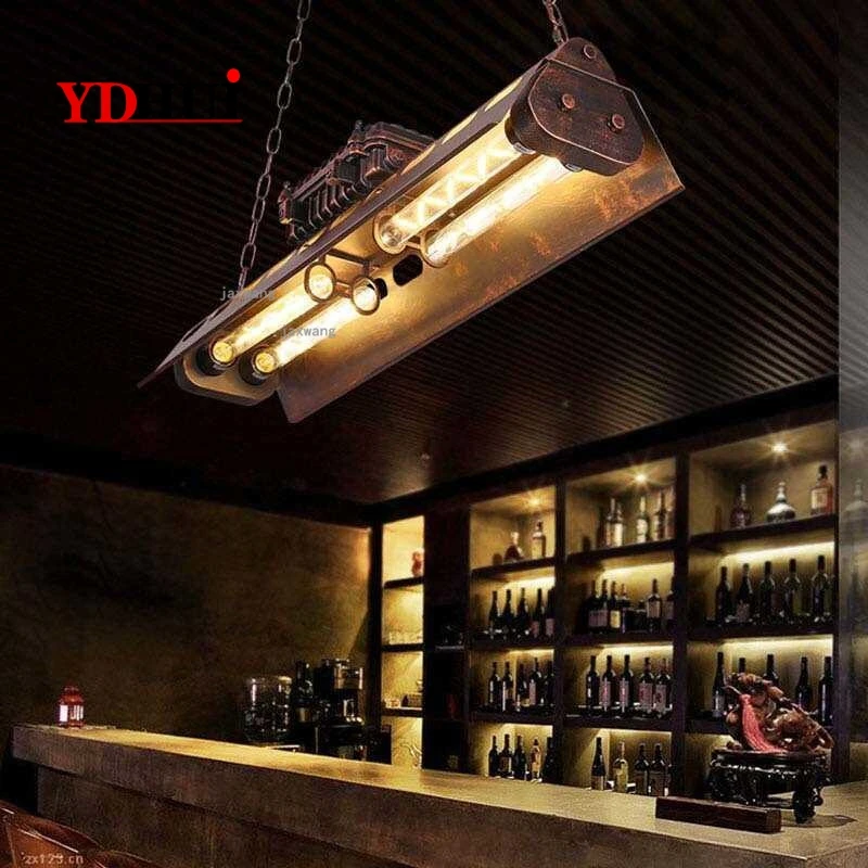Industrielle Vintage Led Anhänger Lampe Lichter Hängen Lampe Licht Leuchte Moderne Hängende Decken Lampen Kronleuchter Beleuchtung QCD65 Industrielle Vintage Led Anhänger Lampe Lichter Hängen Lampe Licht Leuchte Moderne Hängende Decken Lampen Kronleuchter Beleuchtung QCD65