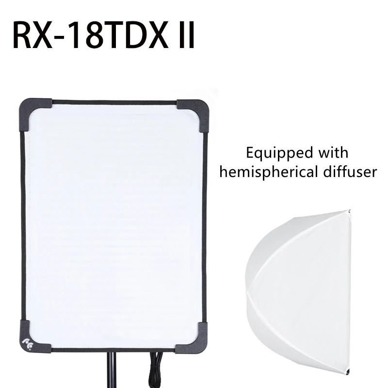 팔콘 눈 RX-18TDX II 100W 사진 방수 LED 접이식 빛 바이 컬러 3000K-5600K 유연한 필 램프 영화 비디오