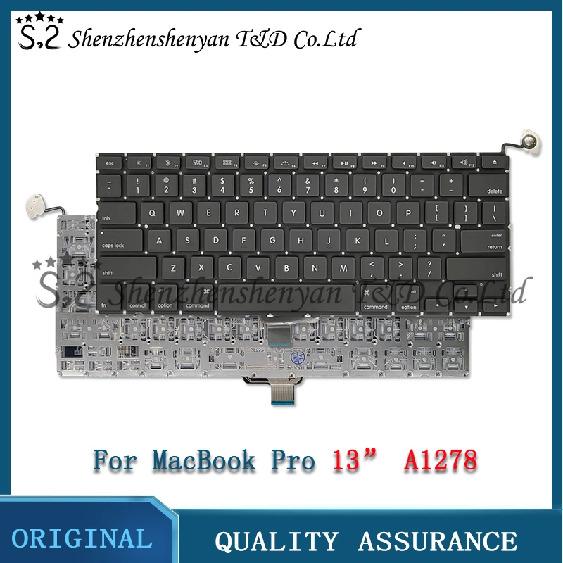 Сменная клавиатура A1278 для Macbook Pro сменная с английской русской испанской