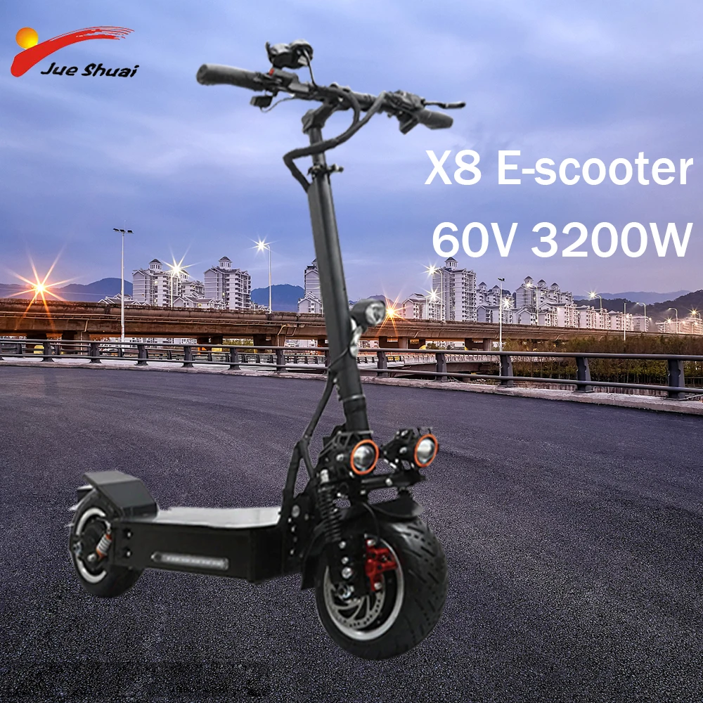 2400/3200W 60V electric scooter with maximum speed up to 80KM / H off
