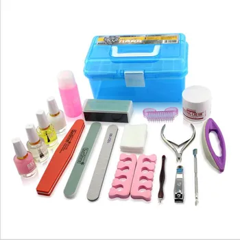 

Nail Art Pro DIY Full Set Soak Off Uv Gel Polish Manicure Set 5 Colors&base Top Set Nail Gel Nail Tools Randam Color