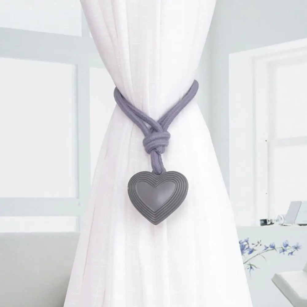 Stylish Heart Window Curtain Tie Rope Tieback Holder Bedroom Home Decoration