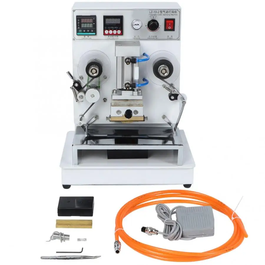 

Hot Foil Stamping Machine Automatic Hot Stamper Stamping Machine for Leather Paper Cloth Plastic Rubber Wood 220V 400W