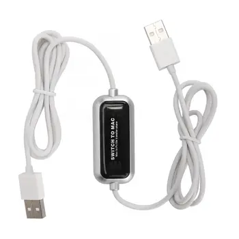 

USB Sharing Cable 480MB/s Double Computer Sharing USB Port Data Link Tranfser Cable New