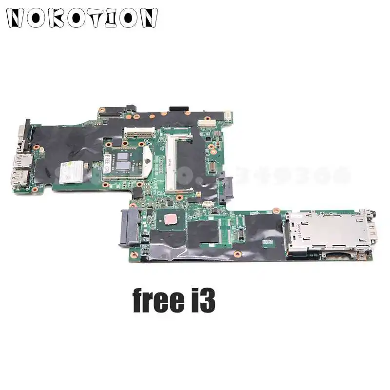 Материнская плата NOKOTION 63Y1483 63Y1481 75Y4066 для ноутбука Lenovo ThinkPad T410 t410i системная QM57 DDR3