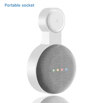 

Outlet Wall Mount Holder Stand Hanger For Google Home Outlet Cable Holder Bracket Space Saving Bracket Accessory Storage Holder