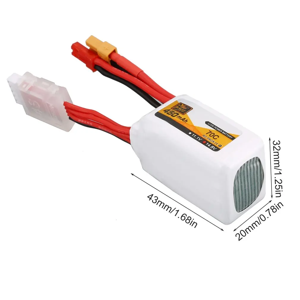 ZOP power 450MAH 11,1 V/14,8 V 70C 3 S/4S XT30 штекер Lipo аккумулятор перезаряжаемый аккумулятор для радиоуправляемого гоночного дрона Радиоуправляемый вертолет Радиоуправляемый автомобиль Лодка