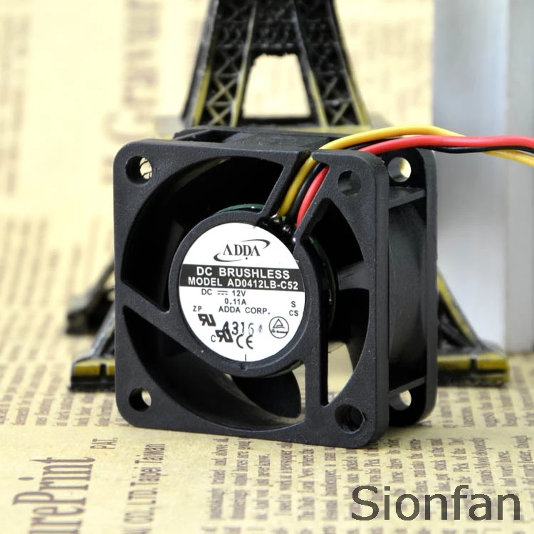 Для нового оригинального ADDA AD0412LB-C52 4020 DC12V 0.11A переключатель охлаждающий