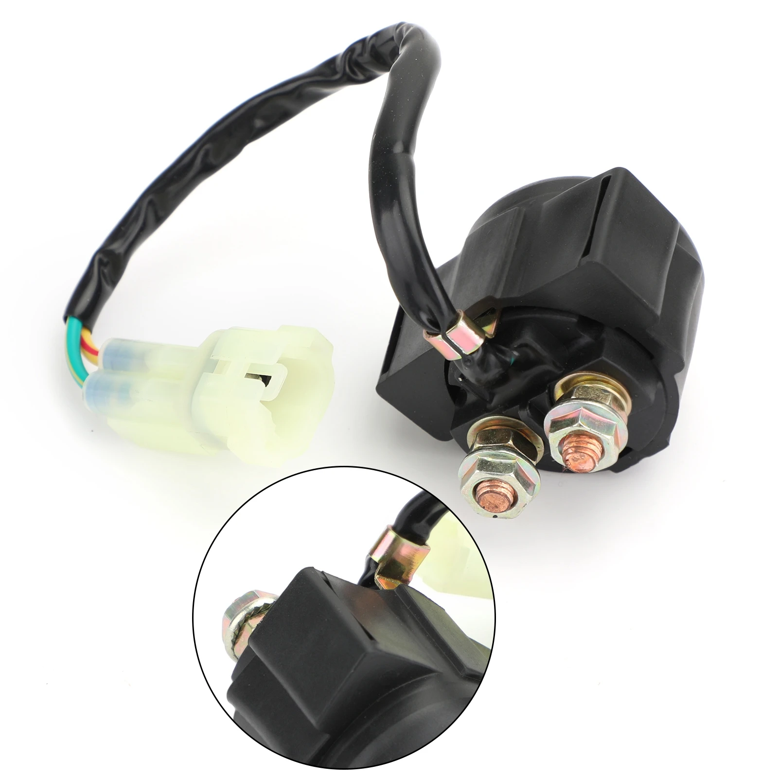 Areyourshop Per Honda Trx250Tm Trx250 Tm Recon 250 2005-2019 Atv Starter Solenoid Relay Plastica E Metallo Atv Parti